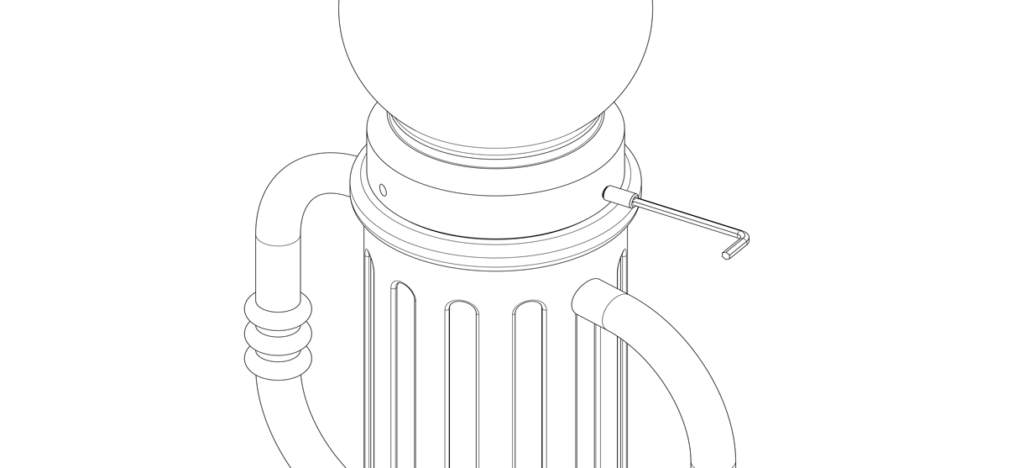 自行车铺柱基地上的盖帽图