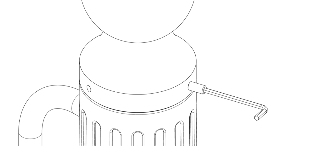图表显示放置在自行车船旗上面的盖帽