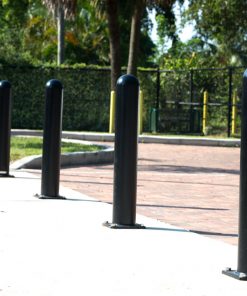 黑色R-7648螺栓户外护柱