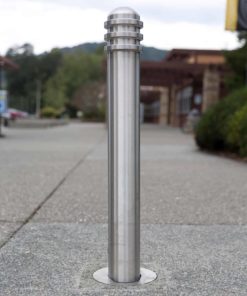 混凝土上的R-8901不锈钢护柱