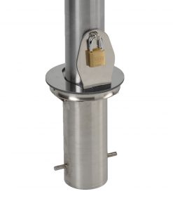 R-8903不锈钢系柱可拆卸安装与铰链盖