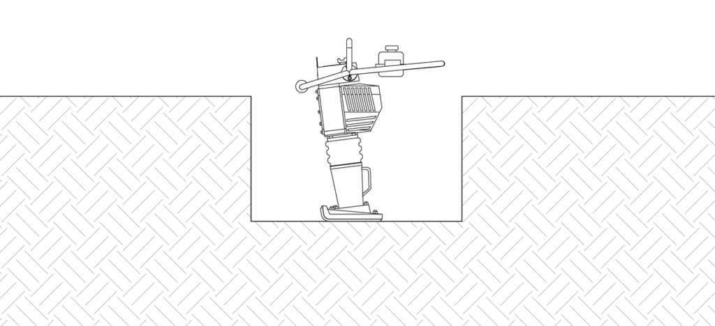 污垢篡改压实土壤图