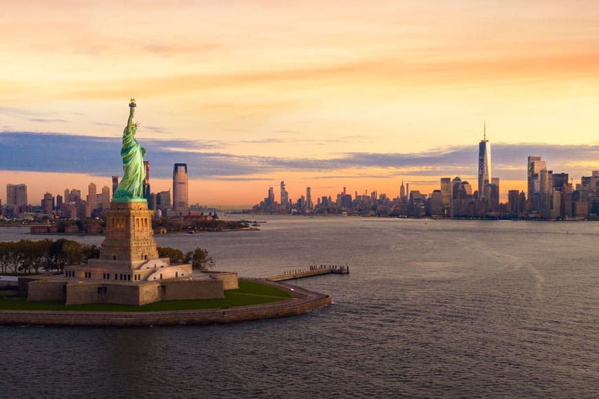 纽约的自由女神像