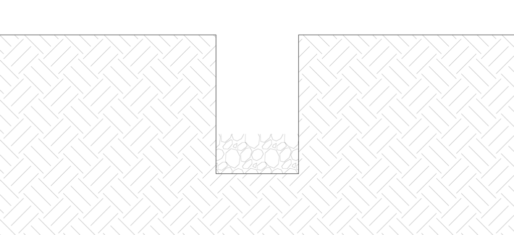 现场排水岩石图