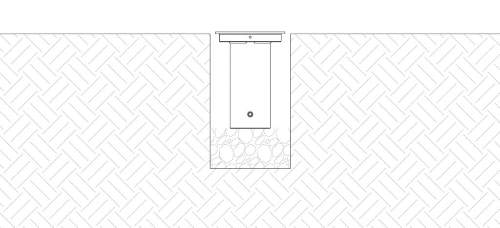 接收方在现场的示意图