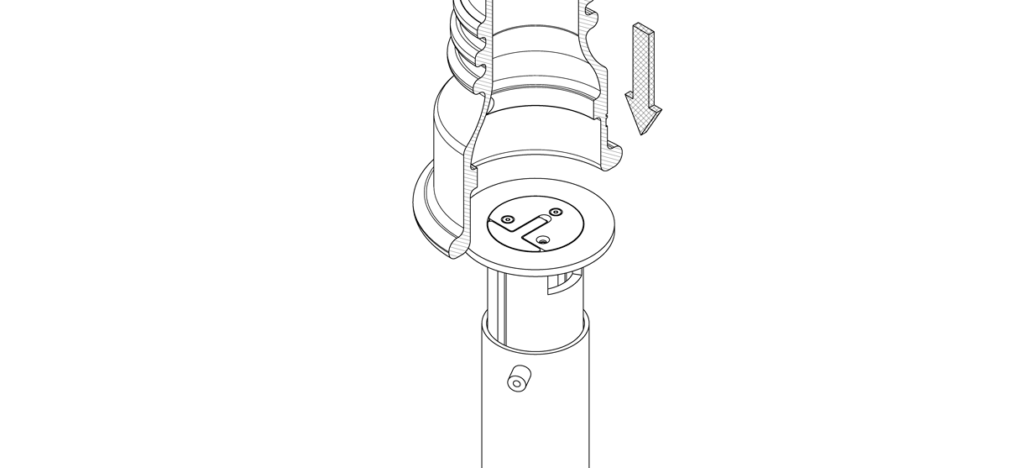 显示自行车系股票的图在可伸缩的山顶上
