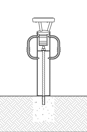 图表显示使用胶粘剂锚定的太阳能自行车系船主