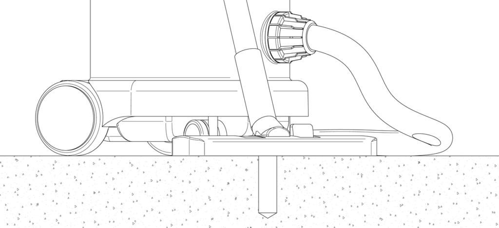 图显示真空清除孔